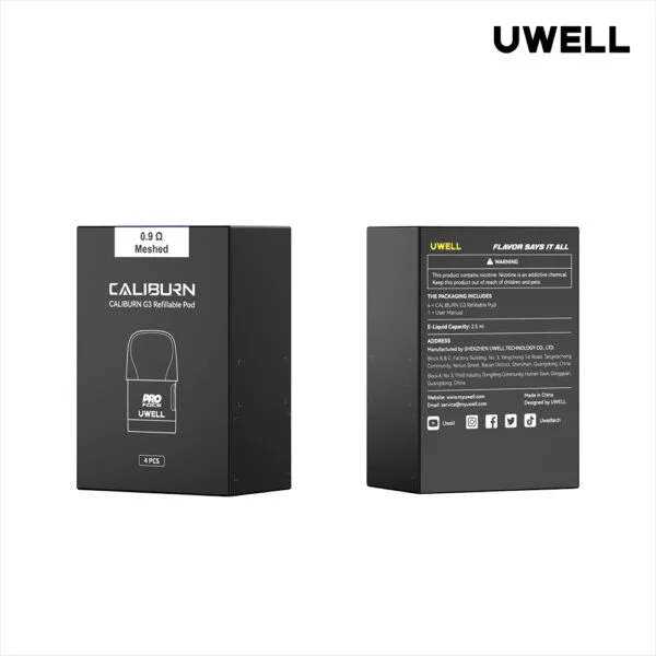 Uwell 註油式電子煙 CALIBURN G3 KIT 主機咖哩棒 | 智能功率調節 | 現貨供應